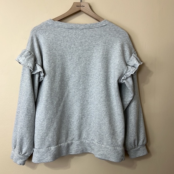 loft ruffle sweatshirt - Picture 7 of 7